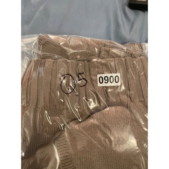 Karen Scott Womens Tan Zip-Up Cardigan Sweater Large Cotton Blend With Pockets & - Picture 16 of 16